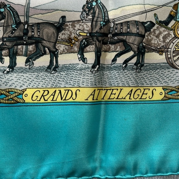Hermes Grand Attelages Scarf - Picture 2 of 4